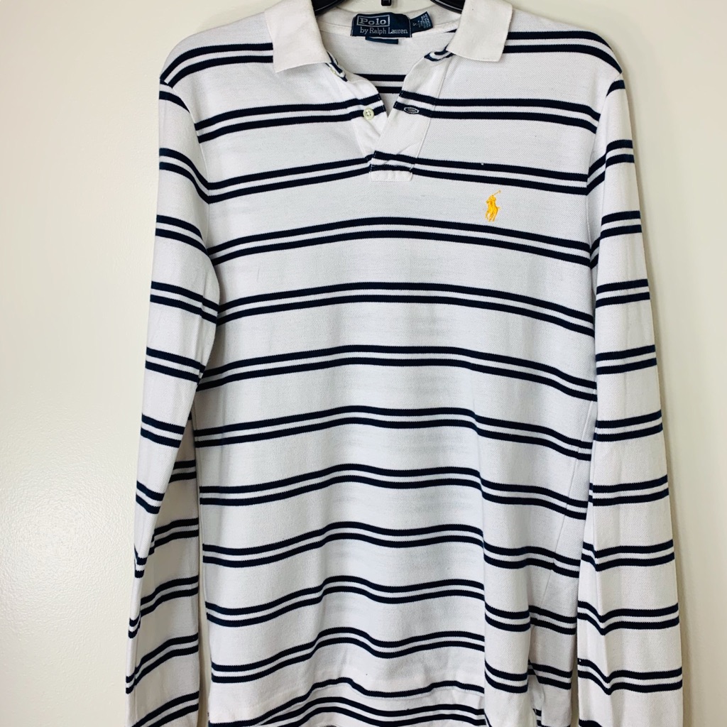 Ralph Lauren Polo Men’s Sm Navy White Yellow Pony